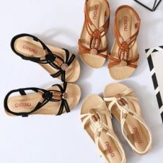 [Wholesale] Women's Sandals Beads Big Size Sandals Women's Sandals SA820