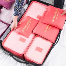 Travel Pouch Carrier Organizer Pouch 6-piece Set