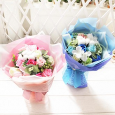 Cotton Soap Rose Soap Flower Bouquet Rose Day Coming of Age Day Gift