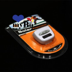 Solar powered pedometer, calorie counter, distance meter, solar powered pedometer