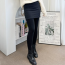 SUU8055 Fried Rice Span Cube 4-piece Skirt Leggings *Domestic production*