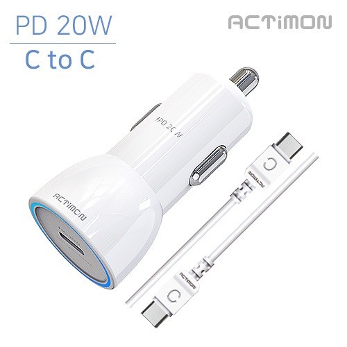 [HOONICASE] ACTIMON Vehicle PD 20W Ultra-fast Charger (C Port) (C to C)