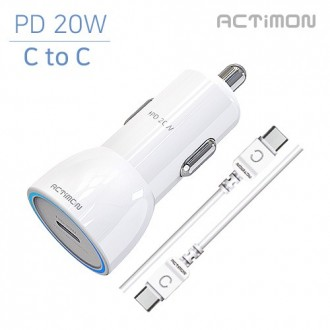 [HOONICASE] ACTIMON Vehicle PD 20W Ultra-fast Charger (C Port) (C to C)