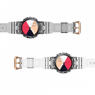 [D]Galaxy Watch 4/Watch 5/Watch 5 Universal 40mm 44mm Integrated Transparent Sports Strap Case Band