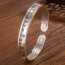 Authentic Tibetan Wooden Amitabha Buddha S999 Vintage Silver Silver Bracelet